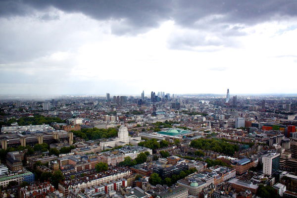 A cityscape to show correct Horizon Placement