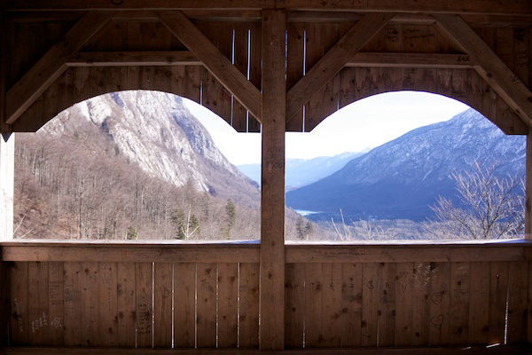 A landscape seen through a man made frame - Burn & Dodge Tools Instead of HDR