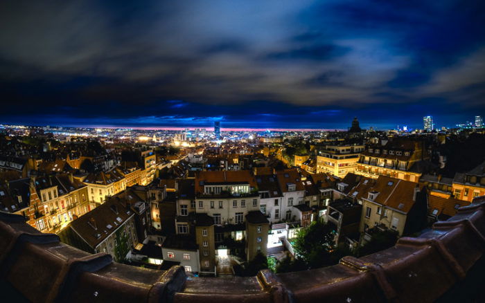 Fisheye Lens Photography: Nighttime panoram