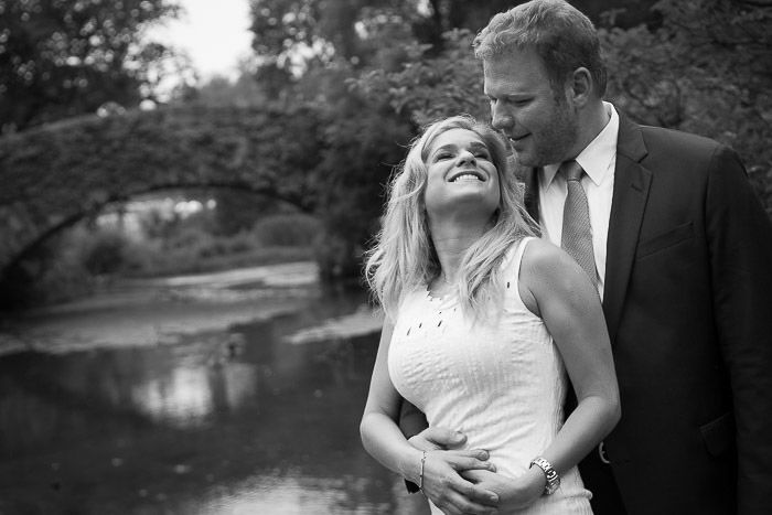 A black and white candid photography wedding shoot