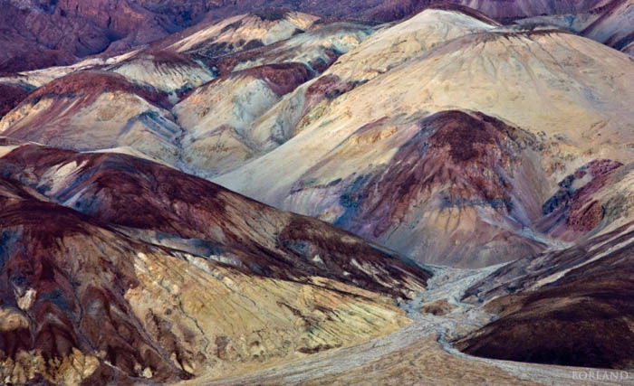 Death Valley desert photography captured with a telephoto lens