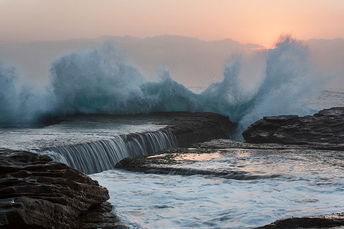  Seascape Photography of crashing waves over rocks