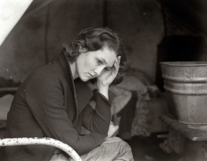 Dorothea Lange portrait of a woman