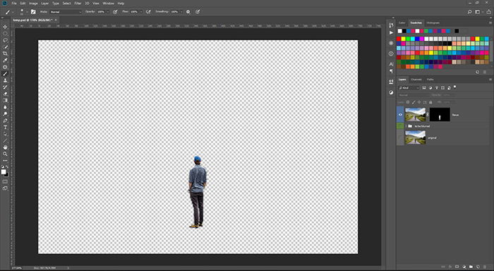 a screenshot showing how to make a blurred background in Photoshop