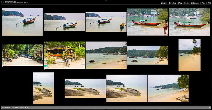 Screenshot of a photo editing program - Sell Your Travel Photography