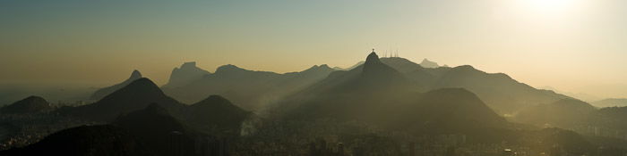 A beautiful misty mountain top landscape. Landscape photography composition