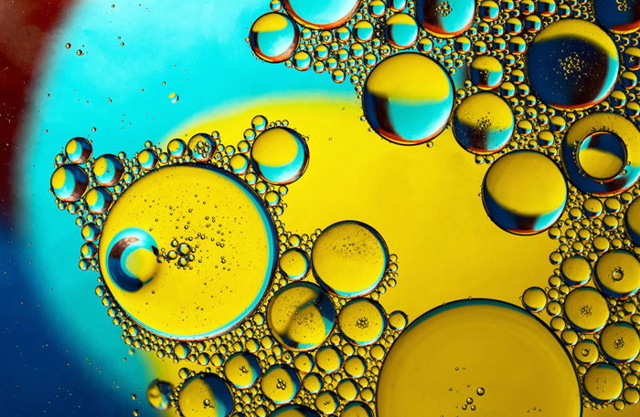 oil and water photography