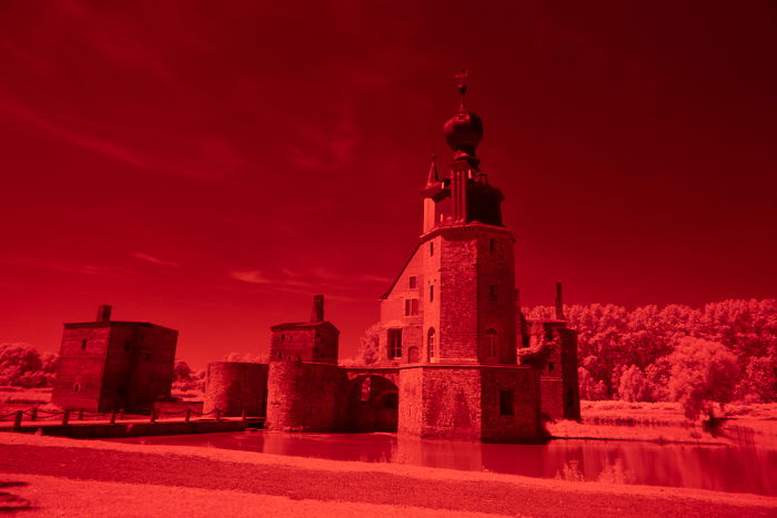 An infrared image taken with the HOYA R72 filter.