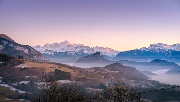 Stunning mountainous landscape shot