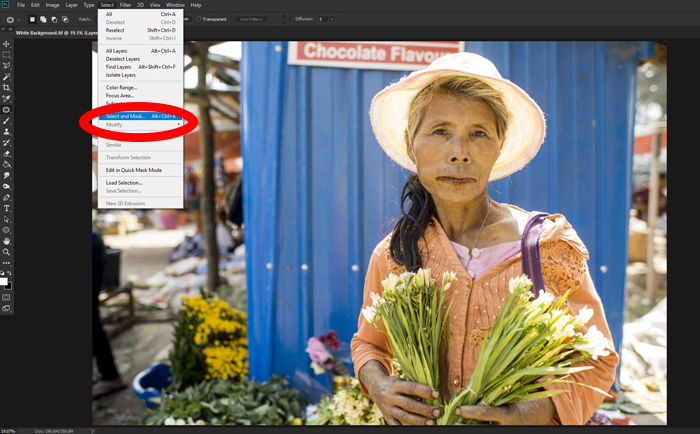 How to Make a Pure White Background in Photoshop Original Background © Kevin Landwer-Johan