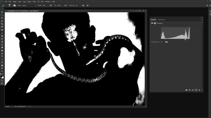 Screenshot of creating a n all white background in photoshop