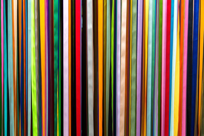 A brightly colored abstract photography example with an emphasis on line