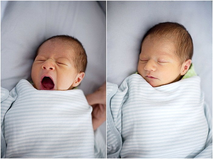 Diptych newborn photography portrait