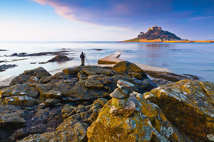 A stunning coastal seascape on a clear day 