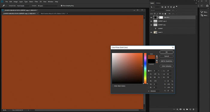 A screenshot showing how to refine the look of Your Displacement Map in Photoshop