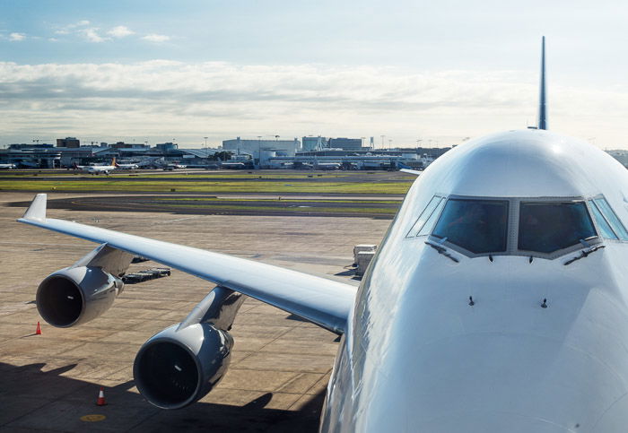 An Aircraft on the Airport runway