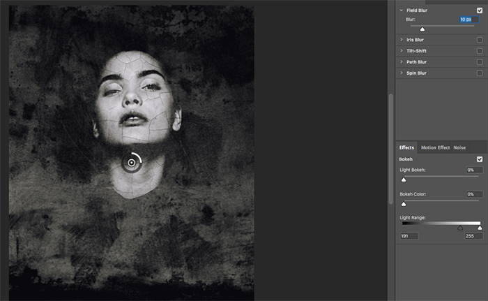 A screenshot showing how to create abstract portraits in Photoshop