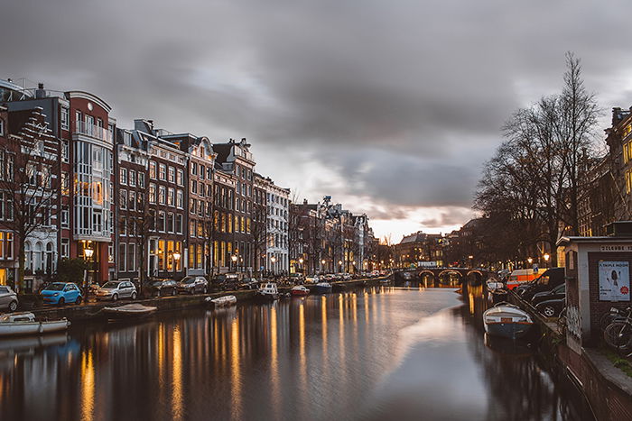 A few of a canal in amsterdam - most beautiful cities in Europe photography 