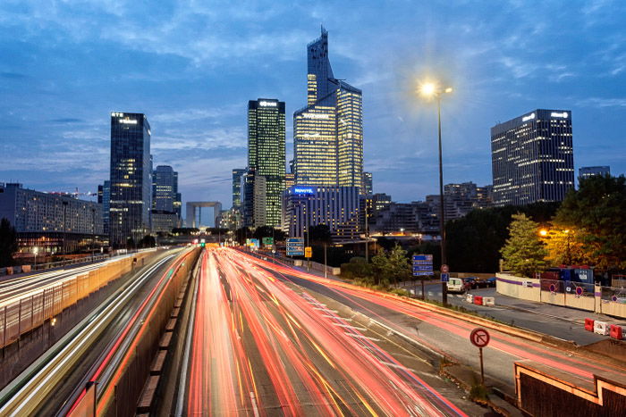 La Defense , a popular Paris photo spot