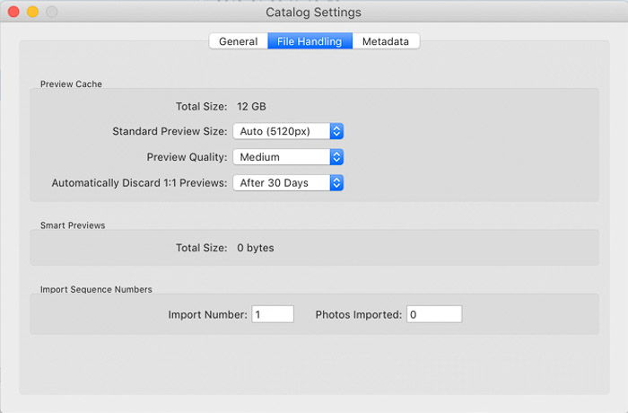 A screenshot showing how to organize photos in lightroom