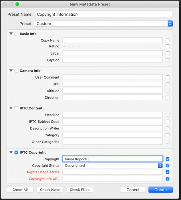 A screenshot showing how to organize photos in lightroom