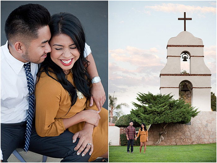 bright and airy couple photography diptych