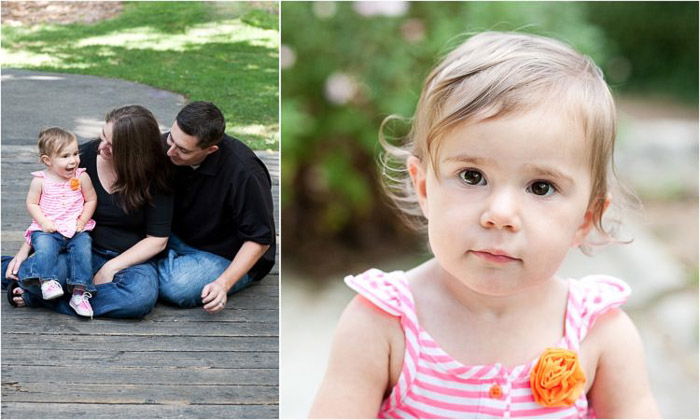 Sweet family porttrait diptych - how to photograph people