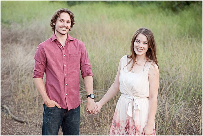 A dreamy portrait of a couple posing outdoors - people photography tips