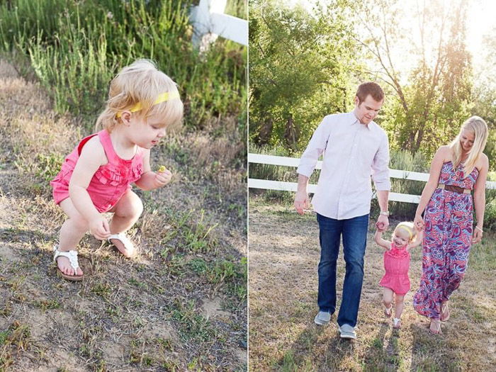 bright and airy family photography portrait diptych