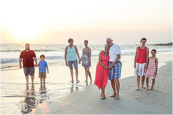 A large group posing outdoors - take good photos of people