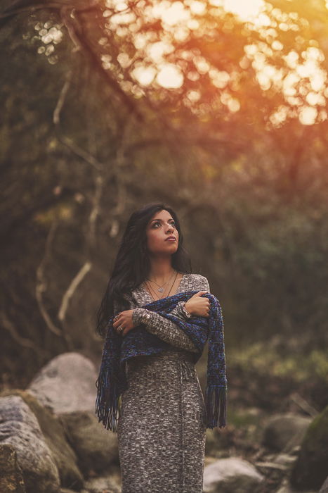 An outdoor portrait of a female model taken with the Nikon Z7 Mirrorless camera