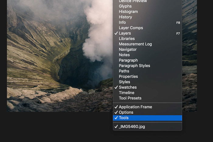 A screenshot showing how to add an object to the new layer in Photoshop