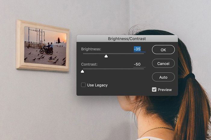 How to Use Photoshop Smart Object - brightness