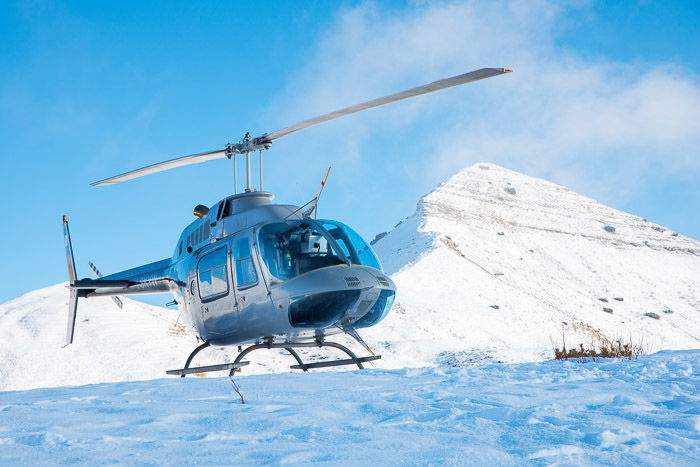 An aircraft landing on ice - abstract aerial landscape photos