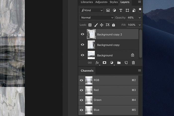 How to Do a Bend and Warp Trick in Photoshop - layers panel