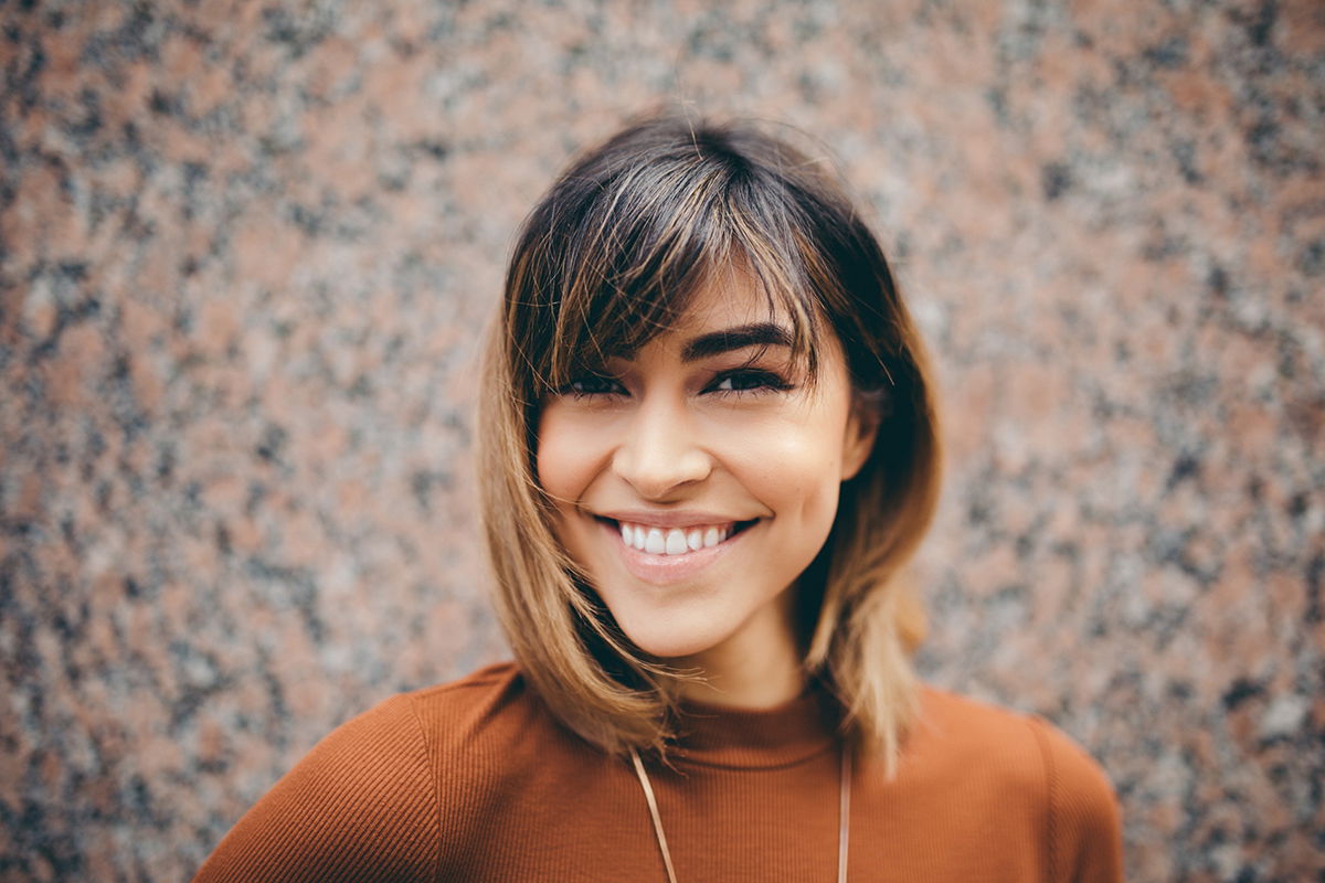 A headshot of a woman as an example of female portrait photography