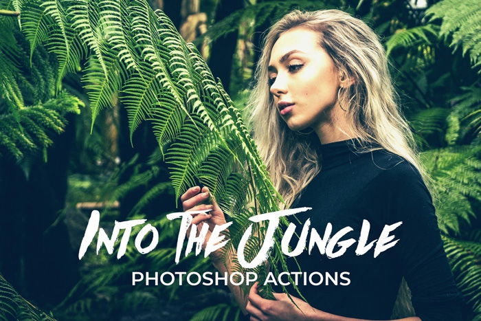 screenshot of Into the Jungle Photoshop filter