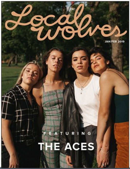 Group-photo cover for Local Wolves, one of the top magazines looking for photo submissions