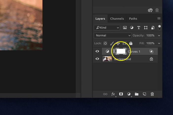 a screenshot showing layer mask in Photoshop