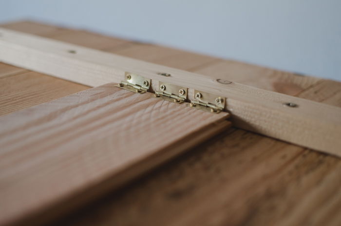 shot of making a DIY wood backdrop for photography