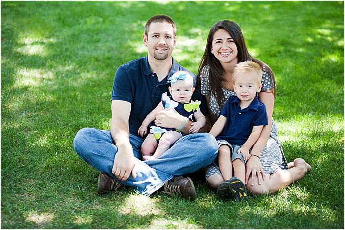 Outdoor family portrait shoot 