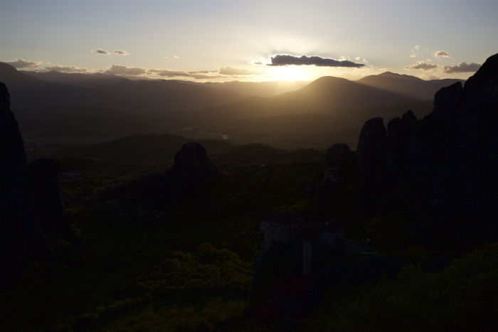 Landscape image with underexposed foreground 