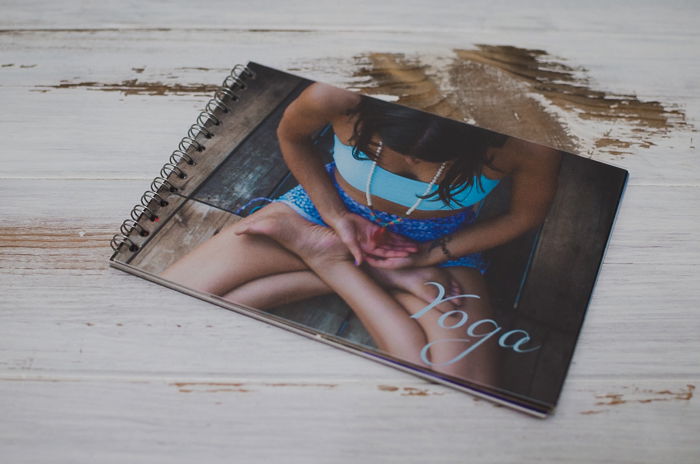 a printed digital photo diary