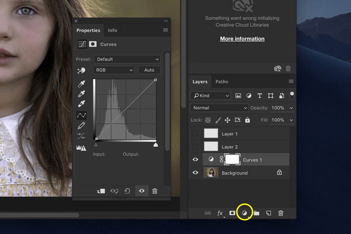 Screenshot of Lightroom draw freckles