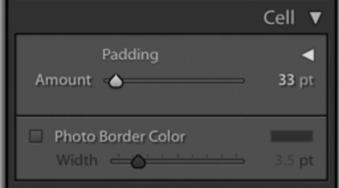 Illustrative photo of padding in Lightroom