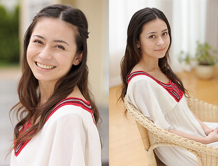 Portrait photos of a girl in school uniform