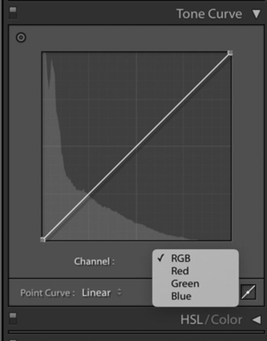 Lightroom tone curve