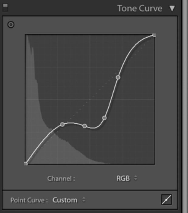 Lightroom tone curve