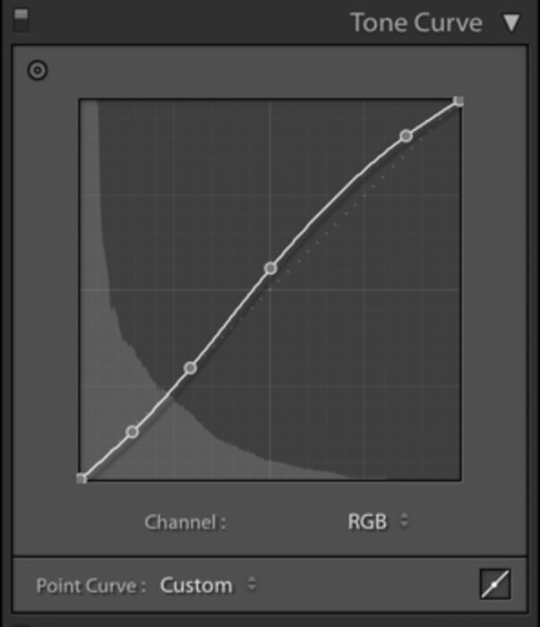 Lightroom tone curve