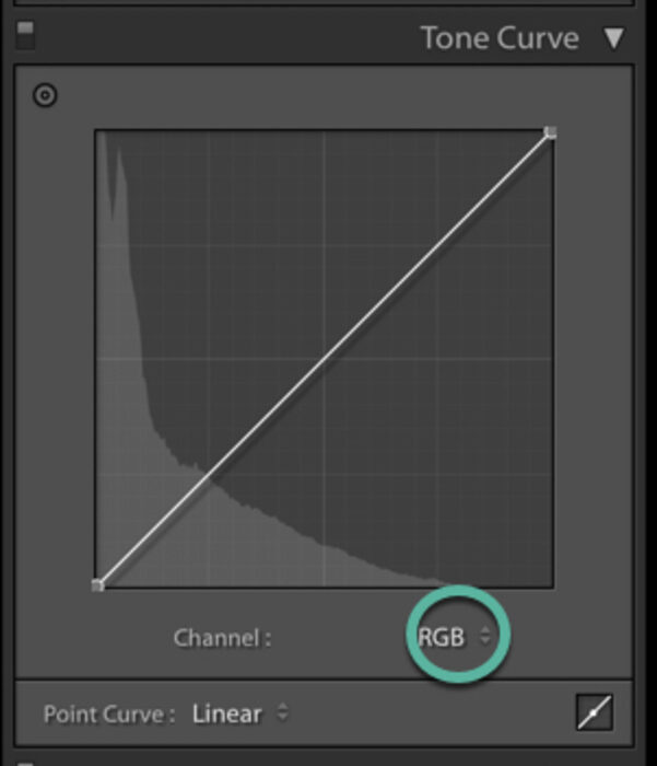 Lightroom tone curve